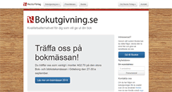 Desktop Screenshot of bokutgivning.se